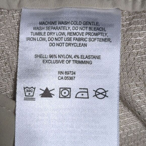 Columbia Trail Pants Wm 6 Omni-Shield Advanced Repellency Outdoors Active Beige - Picture 10 of 13